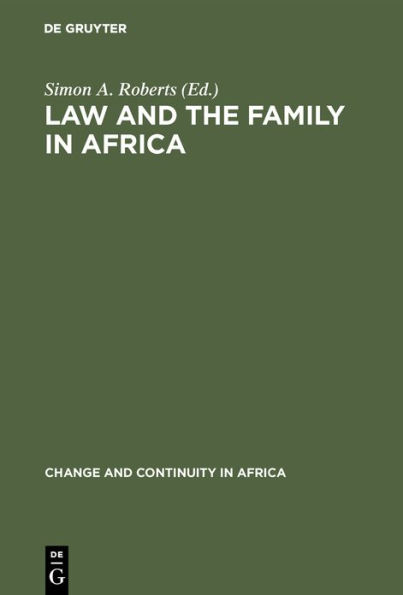 Law and the Family in Africa