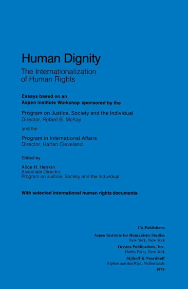 Human Dignity: The Internationalization on Human Rights