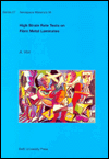 Title: High Strain Rate Tests on Fibre Metal Laminates, Author: A. Vlot