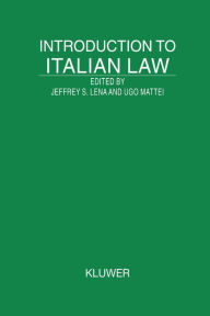 Title: Introduction to Italian Law, Author: Jeffrey S. Lena