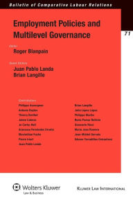 Title: Employment Policies and Multilevel Governance, Author: Roger Blanpain