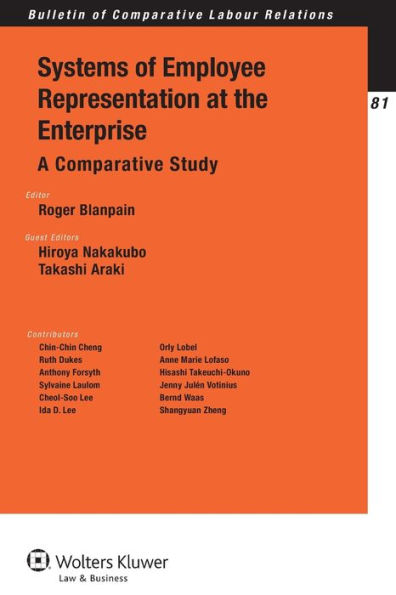 Systems of Employee Representation at the Enterprise: A Comparative Study