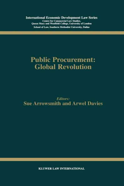 Public Procurement: Global Revolution: Global Revolution