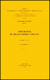 Title: Apocrypha de Beata Maria Virgine. Aeth. 23. = Aeth. I, 7: (Aeth. I, 7), V., Author: M Chaine