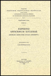 Anonymi auctoris expositio officiorum ecclesiae Georgio Arbelensi vulgo adscripta, I. Syr. 25. = Syr. II, 91