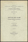 Title: Dionysii bar Salibi commentarii in evangelia, I Syr. 40. = Syr. II, 98: (Syr. II, 98), V., Author: I-B Chabot