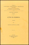 Title: Actes de Filmona. Aeth. 36., Author: M Allotte de la Fuye