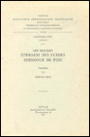 Des heiligen Ephraem des Syrers Sermones de Fide. Syr. 89: V.