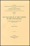 The Pentateuch in the Version of the Syro-Hexapla. A Facsimile Edition of a Midyat Ms. Discovered 1964. Subs. 45.