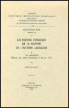 Les formes syriaques de la matiere de l'Histoire lausiaque, I. Les manuscrits. Edition des pieces liminaires et des ch. 1-19. Syr. 169