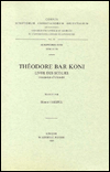 Title: Theodore Bar Koni. Livre des Scolies. Syr. 194, Author: R Hespel