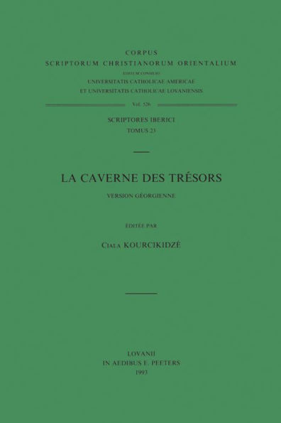 La caverne des tresors. Version georgienne Iber. 23.