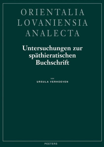 Untersuchungen zur spathieratischen Buchschrift