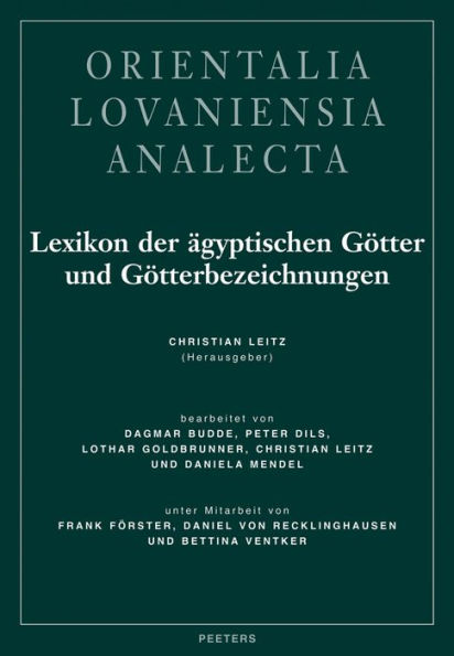 Lexikon der agyptischen Gotter und Gotterbezeichungen 3