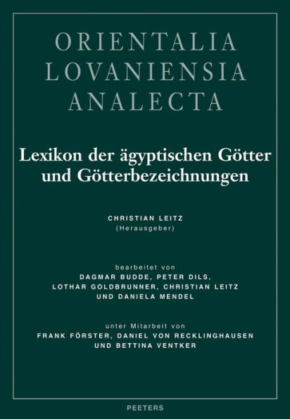 Lexikon der agyptischen Gotter und Gotterbezeichnungen 6