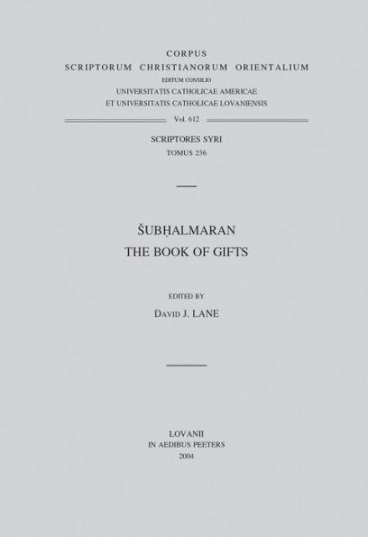 Subhalmaran. The Book of Gifts: T.