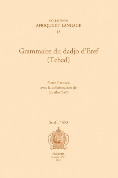 Grammaire du dadjo d'Eref (Tchad)