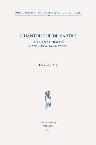 L'hantologie de Sartre: Sur la spectralite dans 'L'Etre et le Neant'