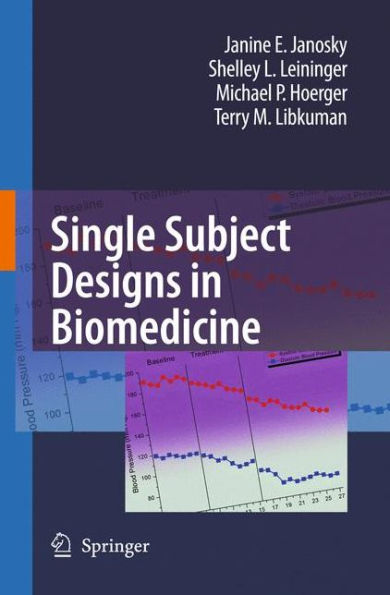 Single Subject Designs in Biomedicine / Edition 1