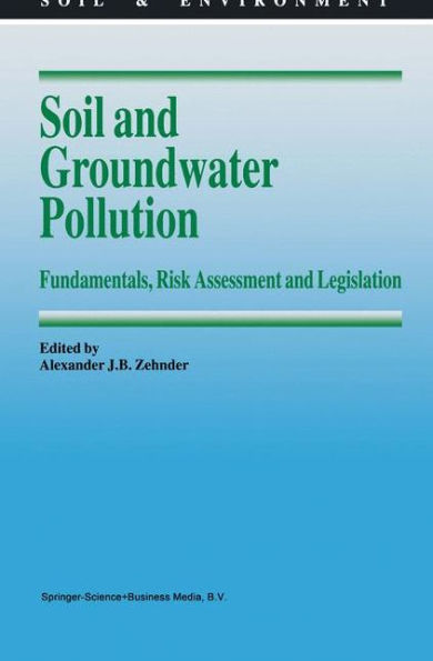 Soil and Groundwater Pollution: Fundamentals, Risk Assessment and Legislation / Edition 1