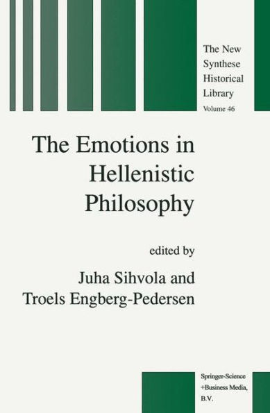 The Emotions in Hellenistic Philosophy / Edition 1