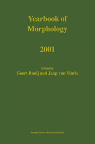 Title: Yearbook of Morphology 2001, Author: G.E. Booij