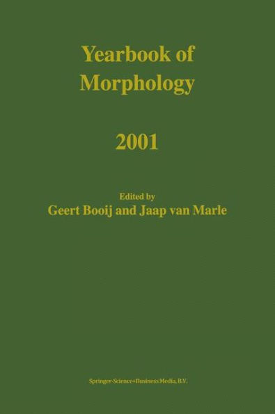 Yearbook of Morphology 2001