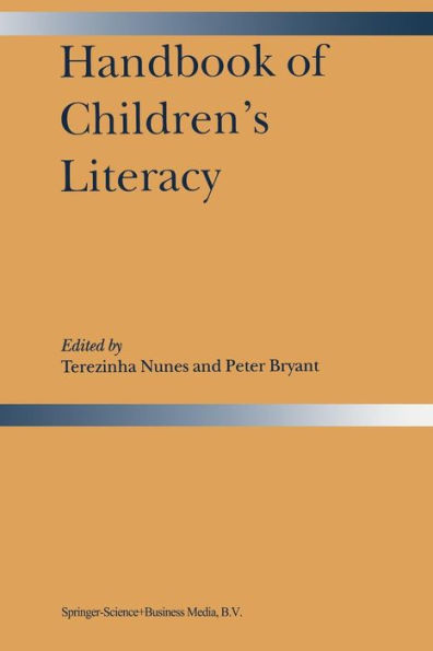 Handbook of Children's Literacy / Edition 1