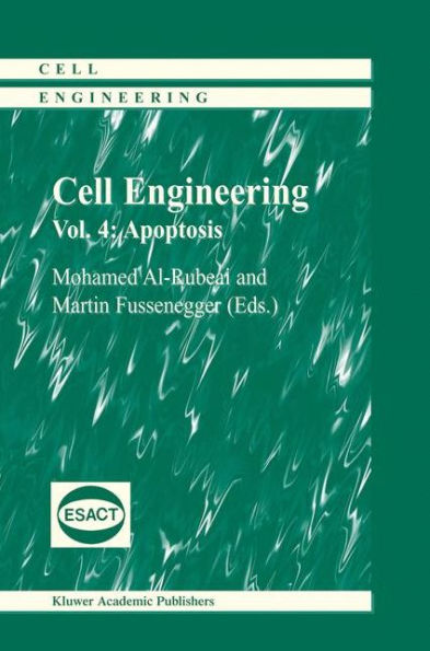 Cell Engineering: Apoptosis / Edition 1