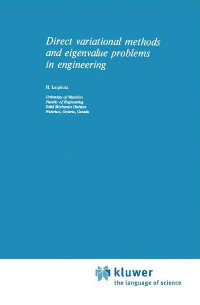 Direct Variational Methods and Eigenvalue Problems in Engineering / Edition 1