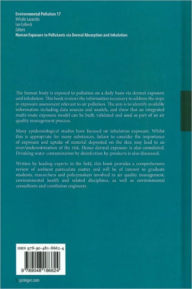 Human Exposure to Pollutants via Dermal Absorption and Inhalation
