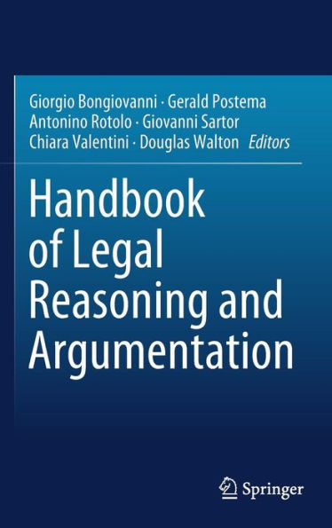 Handbook of Legal Reasoning and Argumentation