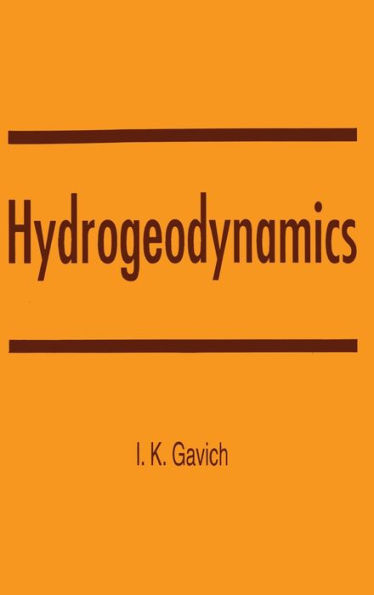 Hydrogeodynamics / Edition 1