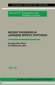 Title: Japanese Speech Synthesis / Edition 1, Author: Jeffry H. Shirai