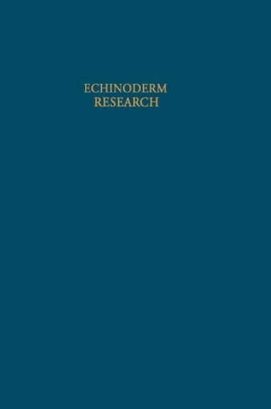 Echinoderm Research / Edition 1