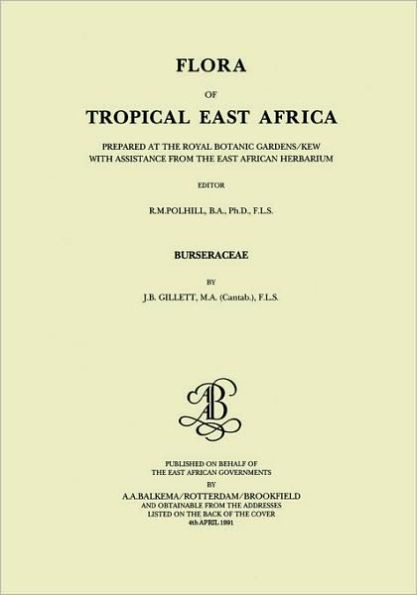 Flora of Tropical East Africa: Burseraceae
