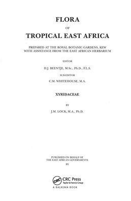 Flora of Tropical East Africa - Xyridaceae (1999)