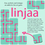 Title: Linjaa: Fun, aesthetic and strategic: an addictive line art game