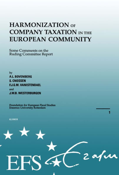 Harmonization of Company Taxation in the European Community: Some Comments on the Ruding Committee Report