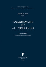 Title: Anagrammes et alliterations, Author: F Bader