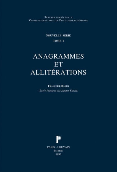 Anagrammes et alliterations