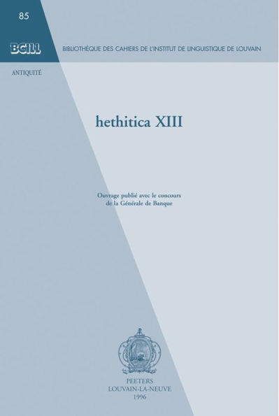 Hethitica XIII