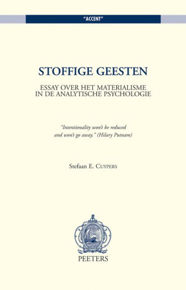 Stoffige geesten Essay over het materialisme in de analytische psychologie