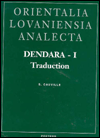 Title: Dendara I. Traduction, Author: S Cauville