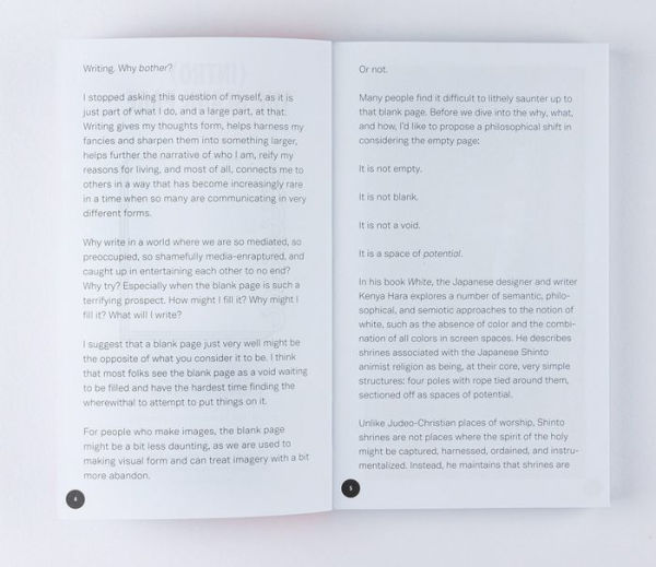 The Impossibility of Silence: Writing for Designers, Artists & Photographers
