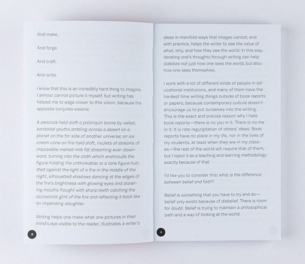The Impossibility of Silence: Writing for Designers, Artists & Photographers
