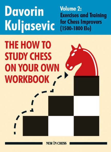 The How To Study Chess on Your Own Workbook: Exercises and Training for Improvers (1500 - 1800 Elo)