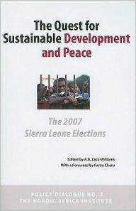 Title: The Quest for Sustainable Development and Peace, Author: A. B. Zack-Williams