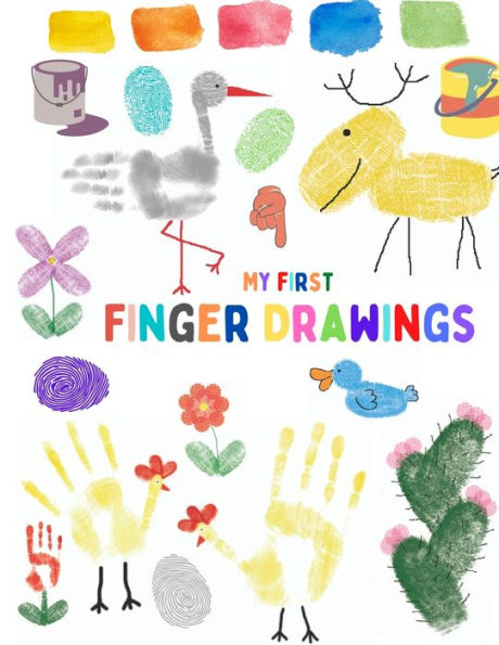 My first finger drawings