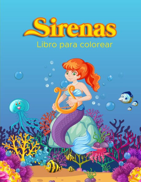 Sirenas Libro para Colorear: Libro de actividades para niños